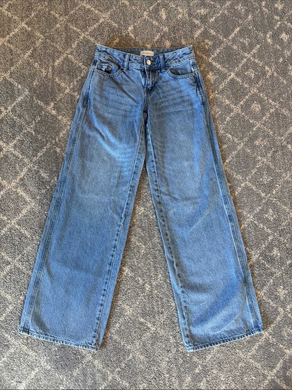 PacSun Medium Blue Casey Low-Rise Baggy